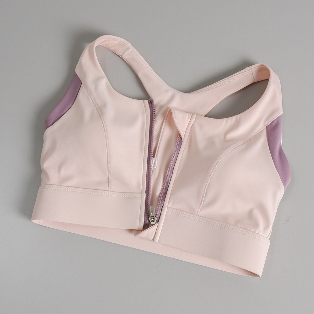 Seamless Underwear Women - Bequemer Patchwork-Sport-BH mit Frontverschluss, Anti-Sagging-Lingerie-Unterwäsche für