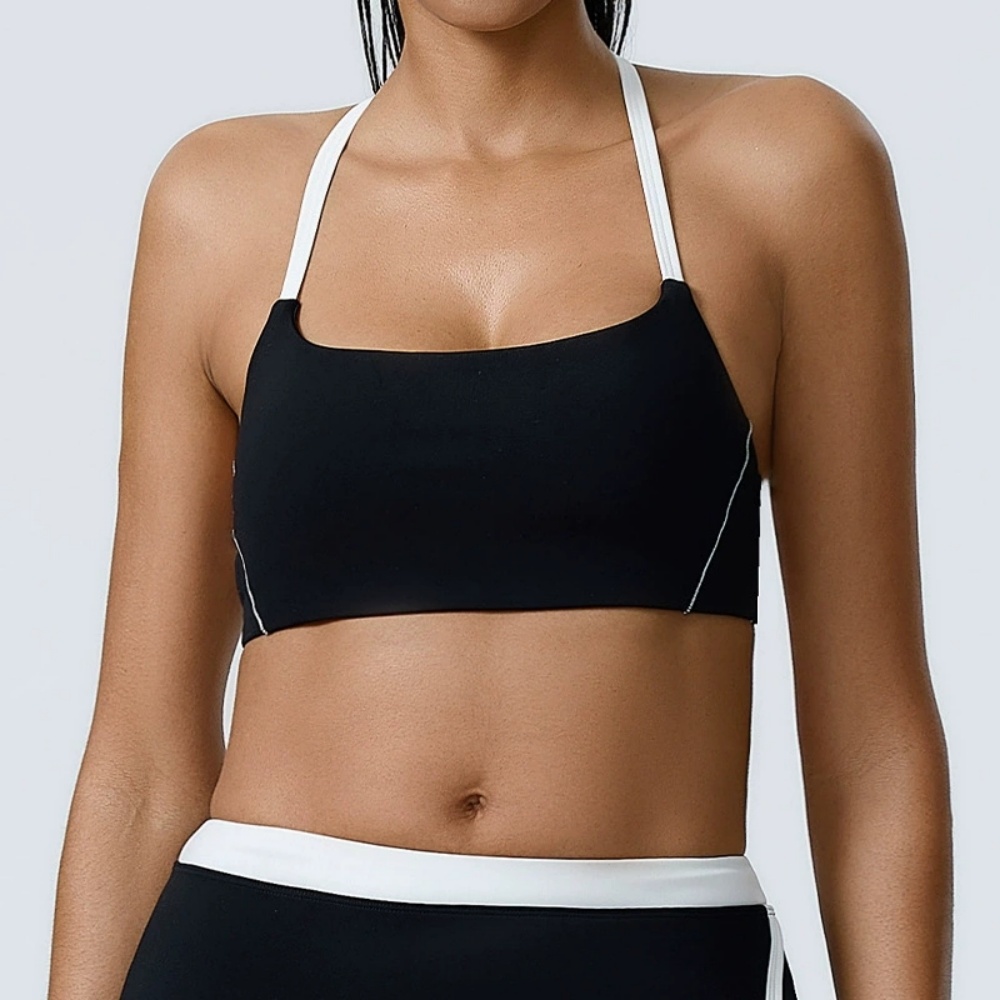 Sexy Neckholder-Yoga-BH für Da – Push Up Bra Padded Bewertung und Preis