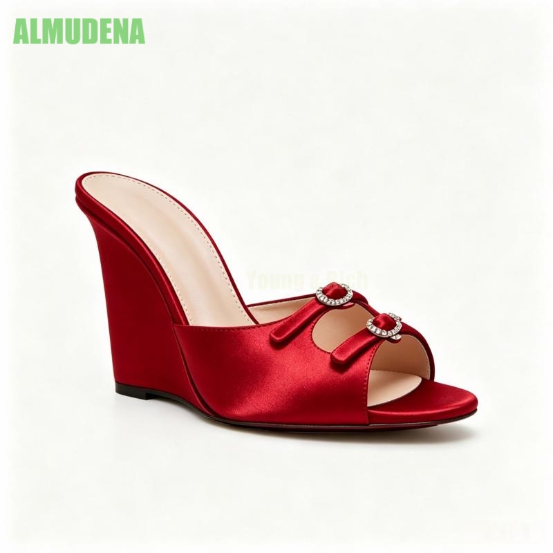 Damen-Pantoletten mit Keilabsa – Slip Dress Satin Bewertung und Preis